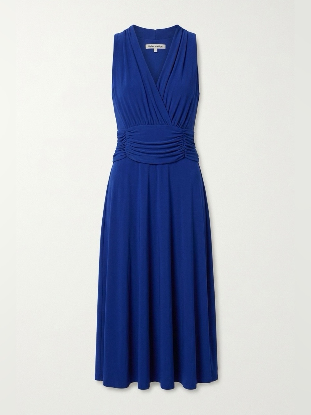 Evan Picone Royal Blue Sleeveless Maxi Dress - Picture 2 of 8